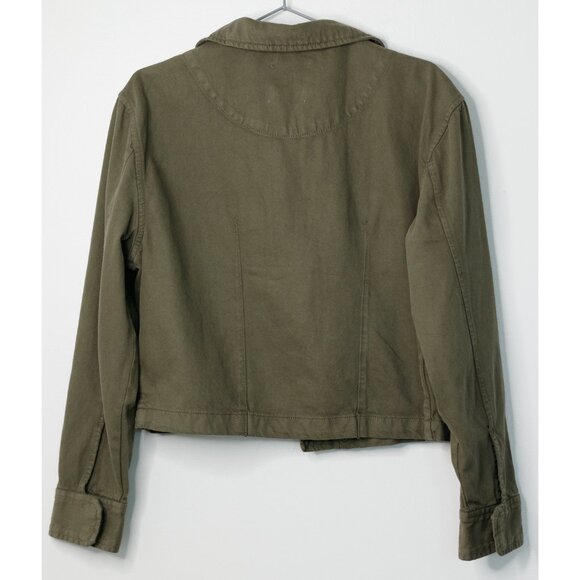 NWT DYNAMITE Utility Jacket XS “Dried Herb” Green - Picture 4 of 8